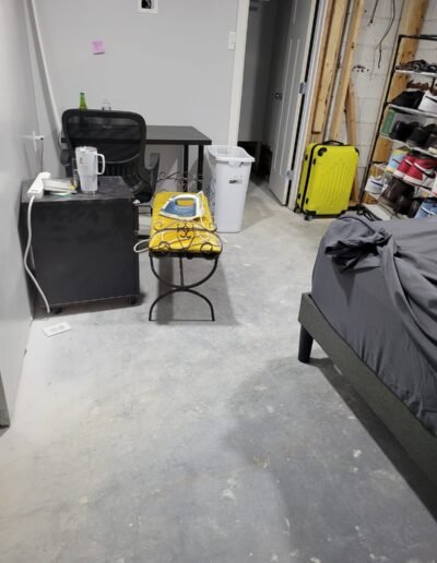 Basement room during finishing with plumbing and electrical in Upper Marlboro, MD