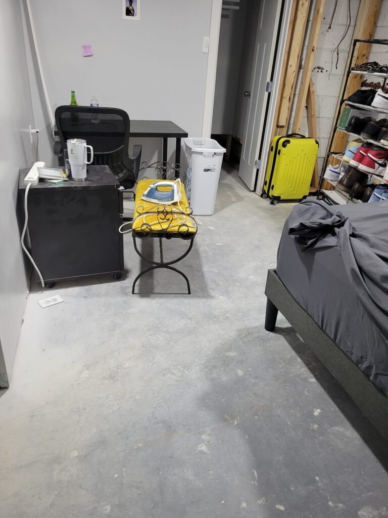Basement room during finishing with plumbing and electrical in Upper Marlboro, MD