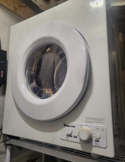 Compact dryer installed with new electrical hookup in Fort Washington, MD