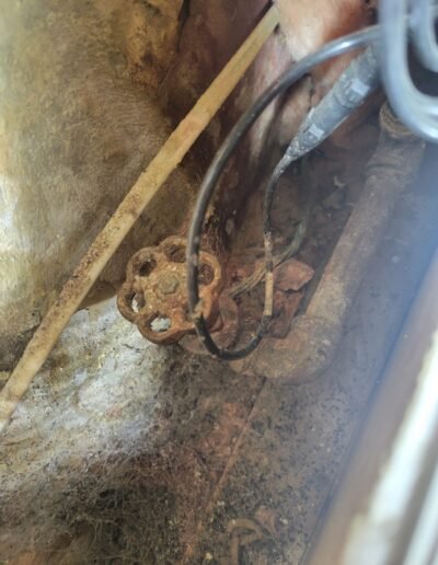 Corroded gate valve before replacement in Washington, DC