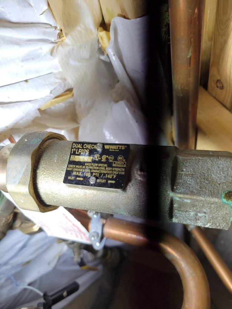 New water pressure reducing valve installed in Upper Marlboro, MD