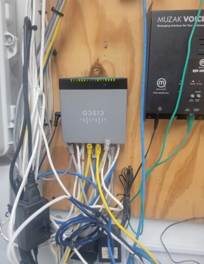 Structured network wiring panel in Columbia, MD
