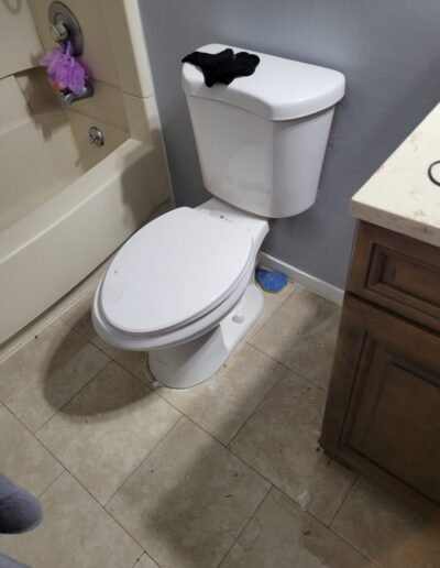 New toilet installed in a bathroom in Glenn Dale, MD