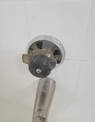Tub and shower valve trim after repair in Bowie, MD