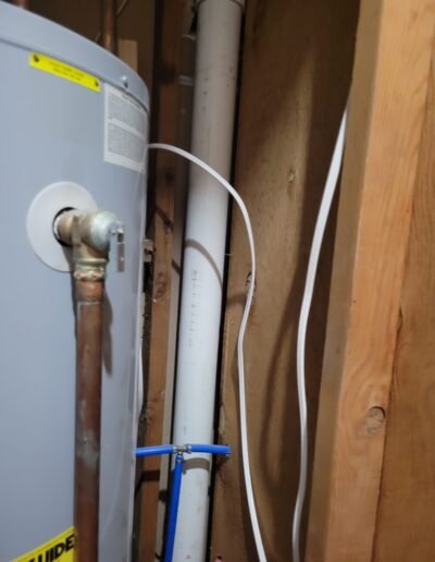 Water heater supply line connections in Washington, DC